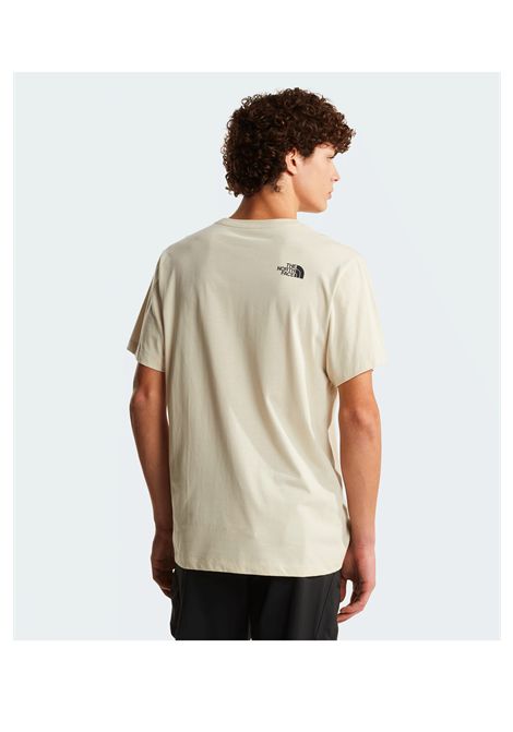 T-shirt The North Face Evolution Box Half Dome Regular Desert Stone Uomo THE NORTH FACE | T-shirt | NF0A8G9C-DOM